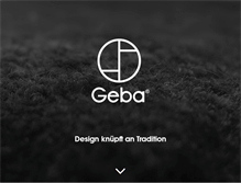 Tablet Screenshot of geba.cc
