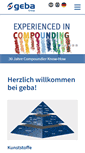 Mobile Screenshot of geba.eu